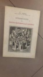 l introduzione al diritto matrimoniale canonico