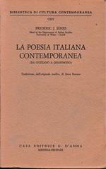 La poesia italiana contemporanea (da Gozzano a Quasimodo)