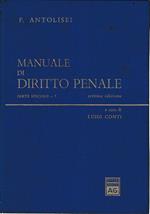 Manuale di diritto penale, parte speciale vol. I