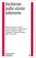 Inchiesta sulla storia letteraria