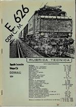 E 626 Con C. M. Rubrica Tecnica Di: Deposito Locomotive Bologna C. Le