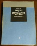 Appunti Di Matematica Generalea