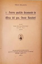 Ancora Qualche Documento In Difesa Del Gen. Oreste Baratieri