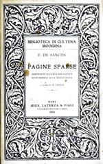 Pagine Sparse Contributi Alla Sua Biografia E Supplemento Alla Bibliografia