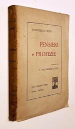 Pensieri E Profezie Raccolti Da T. Palamenghi-Crispi