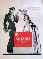 Pubblicità originale francese delle famose sigarettie GITANES Vizire 1931