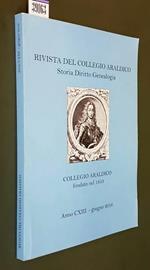 Rivista Del Collegio Araldico Storia Diritto Genealogia Anno Cxiii Giugno 2016 Di: Niccolò D'Aquino Di Caramanico