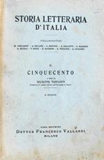 Storia letteraria d'Italia IL CINQUECENTO