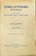 Storia letteraria d'Italia IL DUECENTO