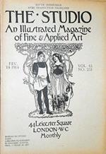 The Studio An Illustrated Magazine Of Fine E Applied Art Vol. 61 N. 251 (14 Fev. 1913) Di: Edited By Charles Holme