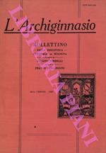 L' Archiginnasio. LXXVIII. Bollettino della Biblioteca Comunale di Bologna.