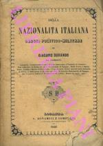 Della nazionalità italiana. Saggio politico militare di Giacomo Durando da Mondovì