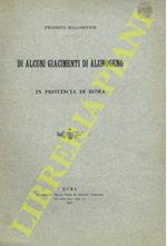 Di alcuni giacimenti di alunogeno in provincia di Roma