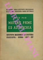 Materie prime ed autarchia