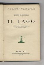 Il Lago. Traduzione dall'inglese di Mario Casalino