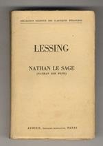 Nathan le sage. (Nathan der Weise). Traduit et préfacé par Robert Pitrou