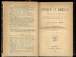 Storia di Grecia. Dai tempi primitivi fino alla conquista romana. Con giunta di capitoli intorno alla storia delle lettere e delle arti. Prima traduzione italiana corredata di una carta geografica della grecia antica. Volume unico. Ottava edizione