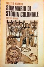 Sommario di storia coloniale