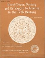 North Devon Pottery and its Export to America in the 17th Century