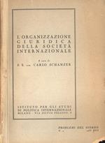 L' organizzazione giuridica della società internazionale