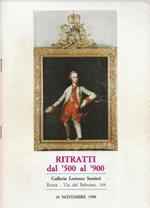 Ritratti dal '500 al '900