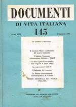 Documenti di vita italiana anno XIII, n.145, dicembre 1963