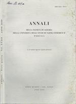 Annali della Facoltà di Scienze Agrarie della Università degli Studi di Napoli Federico II Portici