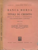 Banca borsa e titoli di credito 1967-XX- Fasc.I