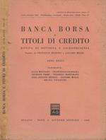 Banca borsa e titoli di credito 1969-XXII- Fasc.IV