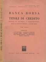 Banca borsa e titoli di credito 1970-XXIII- Fasc.I