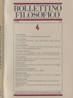 Bollettino filosofico N. 4 1982