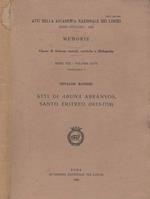 Atti di Abuna Abranyos, Santo eritreo (1633-1718) - Serie VIII, Volume XXVI - fascicolo 4