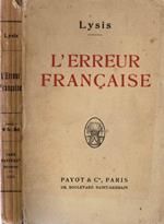 L' erreur francaise