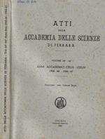 Atti della Accademia delle Scienze di Ferrara anni accademici CXLIII-CXLIV 1965-66 - 1966-67 Vol. 43° - 44°