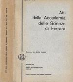 Atti della Accademia delle Scienze di Ferrara Vol. 55° anno accademico 155 1977-78