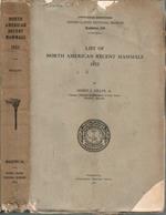 List of North American recent mammals 1923