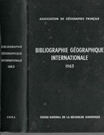 Bibliographie géographique internationale 1963