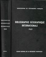 Bibliographie géographique internationale 1969