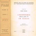L' economia degli anni '50 in Italia vol.VII parte prima