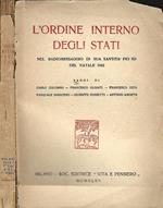 L' ordine Interno Degli Stati