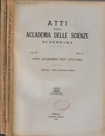 Atti della Accademia delle Scienze di Ferrara anno accademico CXXV (1947-1948) Vol. 25° Fasc. I, II