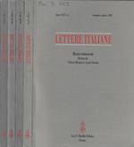 Lettere italiane anno XLV 1993 N. 1, 2, 3, 4