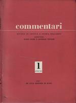 Commentari Fascicolo 1 Anno 1957