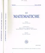 Le matematiche. Fasc.I, II, vol.LXIII, anno 2008, 2voll