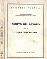 Diritto del lavoro vol. II - Legislazione sociale