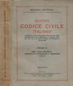 Nuovo Codice Civile Italiano vol. III