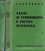 Saggi di storiografia e critica filosofica Vol. I, II