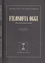 Filosofia oggi per l’unità delle scienze, Anno XXXI-N.122-123 – F.II-III 2008