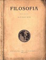 Filosofia. Anno XIV fascicolo II