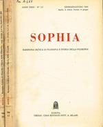 Sophia. Rassegna critica di filosofia e storia della filosofia. Anno XXXII fasc.1/2, 3/4, 1964